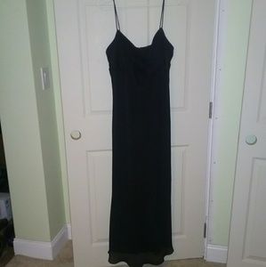A black cocktail dress